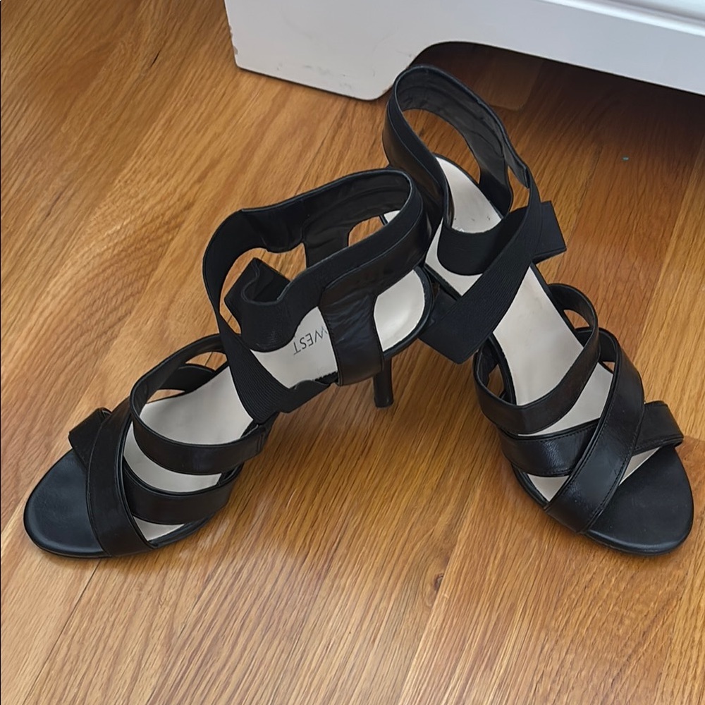 Black Strappy Heels